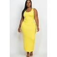 thumbnail image 1 of Plus Size Solid Basic Maxi Dress, 1 of 2
