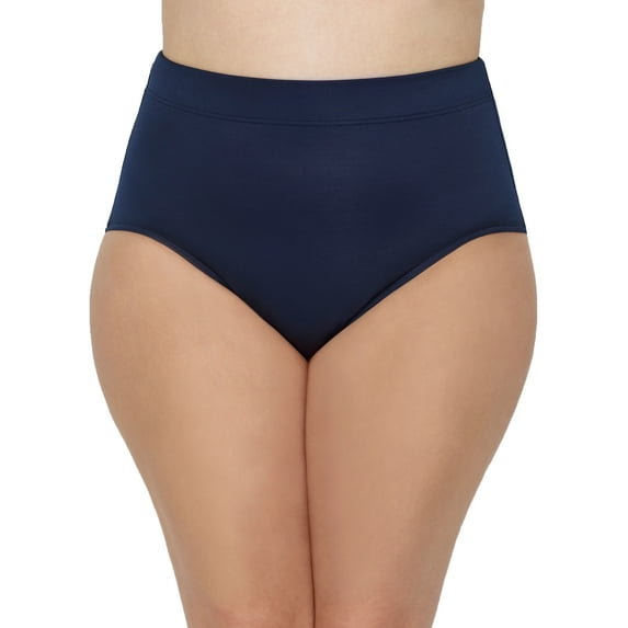 Plus Size Solid Swim Bottom Swimsuit