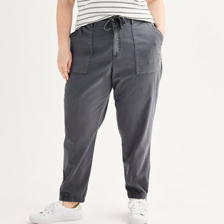 Sonoma plus size utility pants hot sale