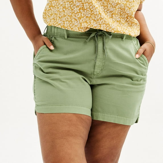 Plus Size Sonoma Goods For Life® Utility Shorts Color: Manolo Olive Size: 1X