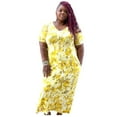 thumbnail image 1 of Plus Size Splash Print Maxi Dress, 1 of 3