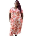 thumbnail image 1 of Plus Size Splash Print Maxi Dress, 1 of 4