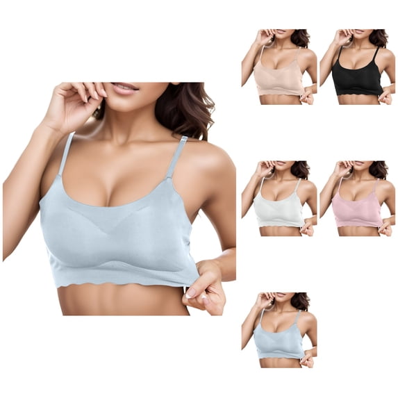 Plus Size Sports Bra Gym Bra Seamless Comfortable Sports Bra for Women Padded Workout Yoga Tank Top with Sexy Back Wrap Design