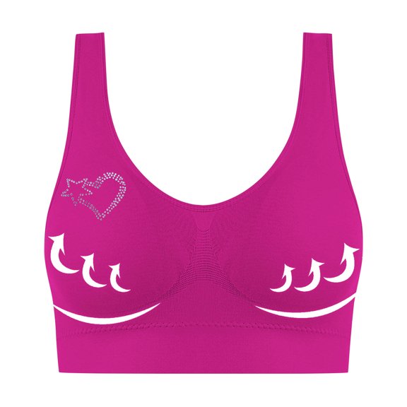 Plus Size Sports Bras for Women Seamless Breathable Wirefree Gathering Bra Womens Underwear Comfortable for Yoga Workout Everyday Bras