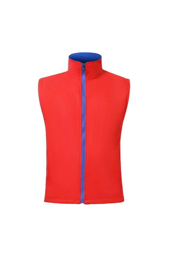 Plus Size Sports Jacket Vest Women Mens Zip-Up Fleece Softshell Vests Slim-Fit Light Weight Running Travel Coats Wine, L