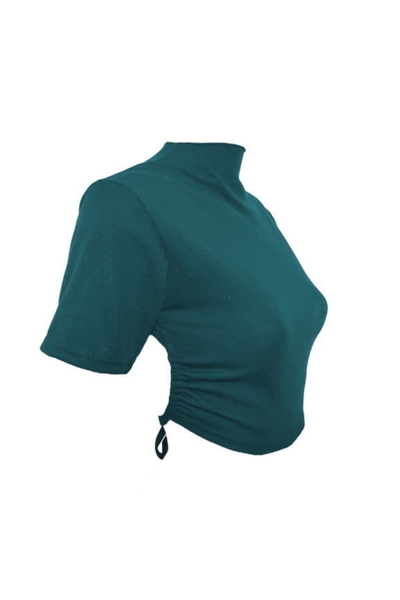 Plus Size Spring Clothes for Women Fashion Casual Solid Color Short-sleeved Round Neck Backless Hollow Front And Back Wearable T-Shirts Short-sleeved Round Neck T-Shirts