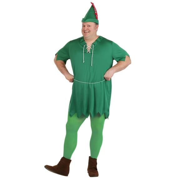 Plus Size Storybook Peter Pan Costume for Men
