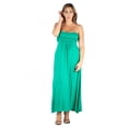 thumbnail image 1 of Plus Size Strapless Empire Waist Maxi Dress, 1 of 7