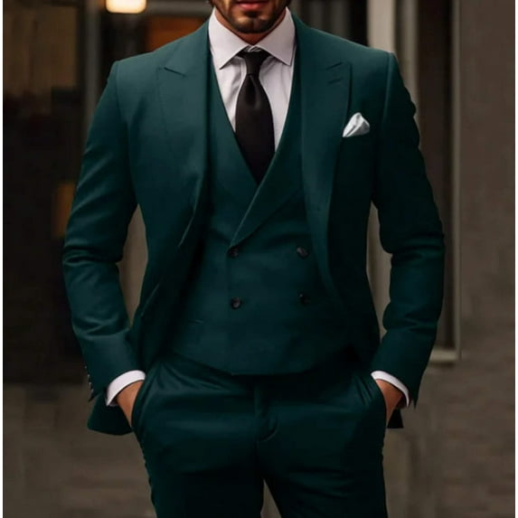 Plus Size Suit Three-piece Dress Suit