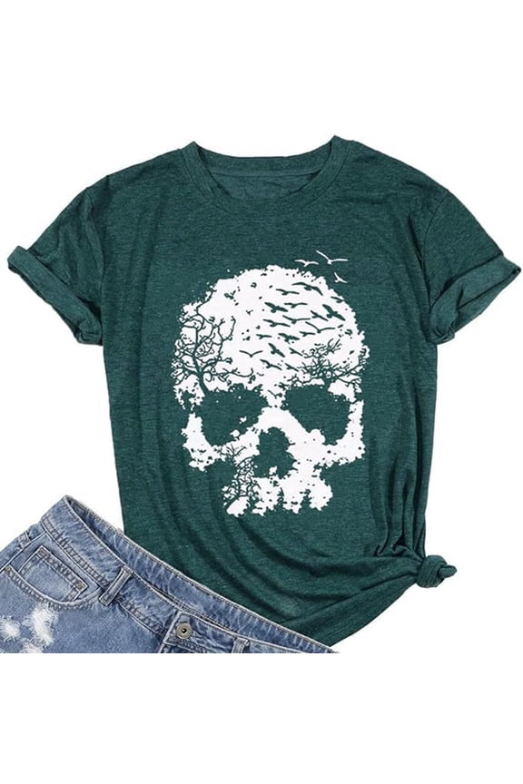 Plus Size Summer Clothes for Women Ladies Fashion Casual Print Short Sleeve Solid Color Shirt Top Woman Apparel Top Ladies Blouse And Tops Deep V Neck Long Sleeve Shirt Summer Tunics Tunic Green 2XL