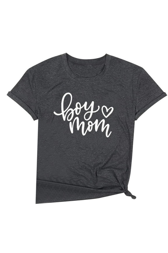 Vetement Femme ete 2025 Women's Summer Letter Print Comfortable And Fashionable Fit Colored Top Short Sleeved T Shirt Workout Tops for Women Loose Fit Short Sleeve Active Wear Womens Shirts Long M