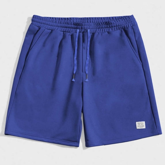 Plus Size Summer Mens Solid Color Sport Casual Holiday Breathable Basketball Shorts Pockets Pants