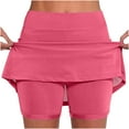 thumbnail image 1 of Plus Size Summer Skorts for Woman High Waisted Tennis Biker Skorts Athletic Golf Tummy Control Skirts with Pockets, 1 of 5