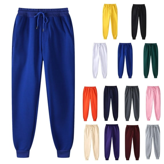 Plus Size Sweatpants for Women with Pockets Elastic Waist with Drawstring Pants Pants for Women Joggers Pants Casual Soft Sweatpants Lounge Pants