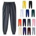thumbnail image 1 of Plus Size Sweatpants for Women with Pockets Elastic Waist with Drawstring Pants Pants for Women Joggers Pants Casual Soft Sweatpants Lounge Pants, 1 of 3