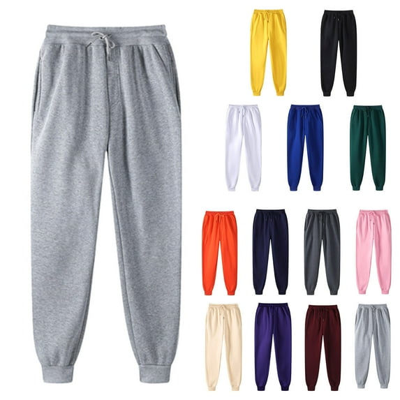 Plus Size Sweatpants for Women with Pockets Elastic Waist with Drawstring Pants Pants for Women Joggers Pants Casual Soft Sweatpants Lounge Pants