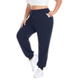 thumbnail image 1 of Plus Size Sweatpants for Women Drawstring Jogger Pants Loose Fit Elastic Waist Workout Lounge Pants with Pockets,1X-5X, 1 of 7
