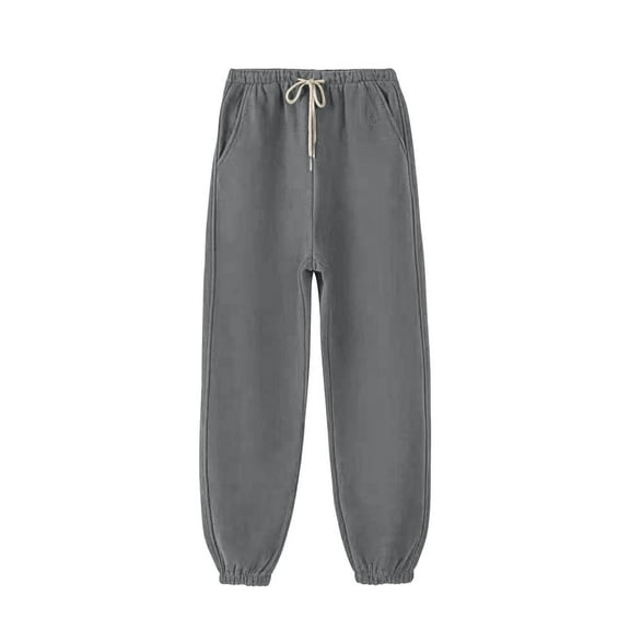 Plus Size Sweatpants for Women With Pockets Drawstring Pants Warm Womens Joggers Pants Lounge Pants