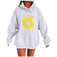 thumbnail image 1 of Plus Size Sweatshirts for Womens Pullover Fashion Casual Ladies Printed Long Sleeve Tops Blouse Hooded Sweatshirts, 1 of 4