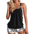 thumbnail image 1 of Plus Size Swimsuit for Women 2 Piece Shorty Tankini High Waist Bathing Suit for Women 2026 With Underwire Support, 1 of 5