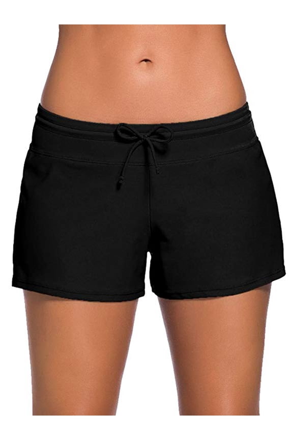 Plus Size Swimwear Bottom for women's Stretch Board Short Comfort Quick Dry Sport Athletic Swimwear Swim Trunks