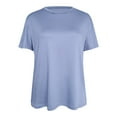 thumbnail image 1 of Plus Size T Shirts For Women UPF 50+ Sun Casual Basic Tee Loose Fit Comfortable Summer Top, 1 of 5