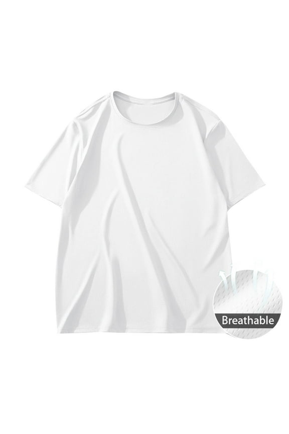 Plus Size T Shirts for Man Casual Quick Dry Short Sleeve Tops Breathable Loose Shirts for Gym Workout Everyday Wear Basic T Shirts