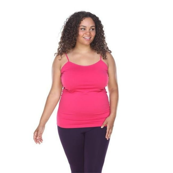 Plus Size Tank Top, Fuchsia - One Size