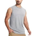 thumbnail image 1 of Plus Size Tank Tops for Men S-4X Big and Tall Crewneck Sleeveless Muscle Shirts Mens Casual Solid Stretchy Pullover Slim Basic Athletic Vest, 1 of 5