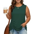 thumbnail image 1 of Oryer Plus Size Tank Tops for Women, Round Neck Sleeveless Casual Womens Blouse Trendy Tunic Summer Shirts for Women 1X-5X, 1 of 7