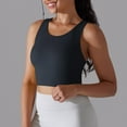 thumbnail image 1 of Plus Size Tank Tops for Women Women's Yoga Wear Bra Breathable Quick Drying Body Shaping Back Fitness Blazer Crew-neck Summer Savings, 1 of 8