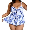 thumbnail image 1 of Plus Size Tankini Top Only Flowy Bathing Suits Top Plus Size Swim Top 2026 Modest Swimsuits Top, 1 of 6