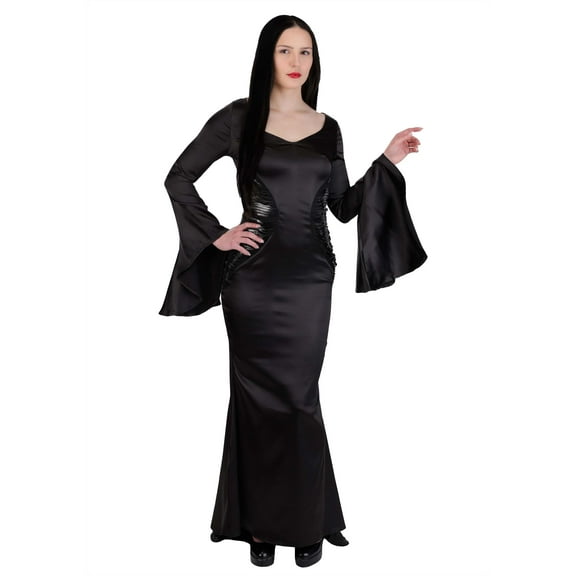 Plus Size The Addams Family Morticia Costume Dress for Women