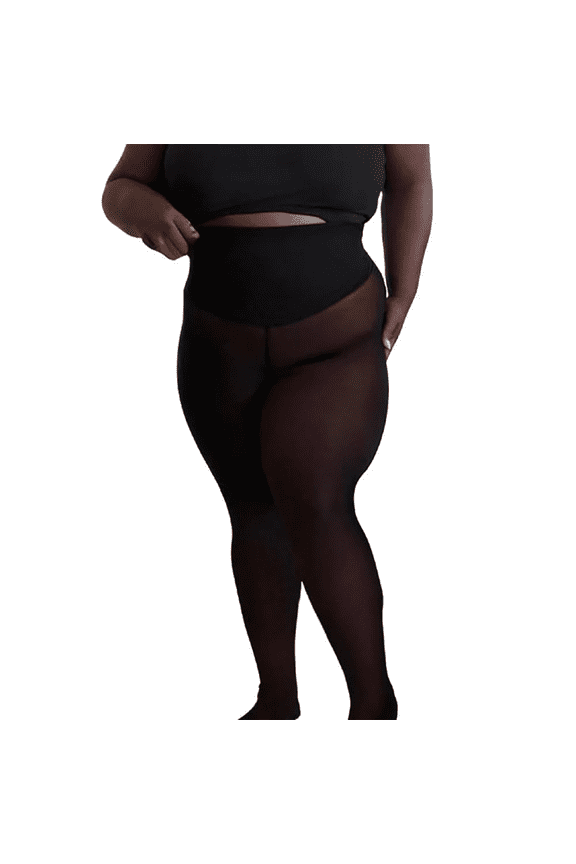 Plus Size Thigh High Stockings for Women Tummy Control Womens Leggings Fall Fashion Must Have Black Pantyhose Oversized Women's Compression Sock