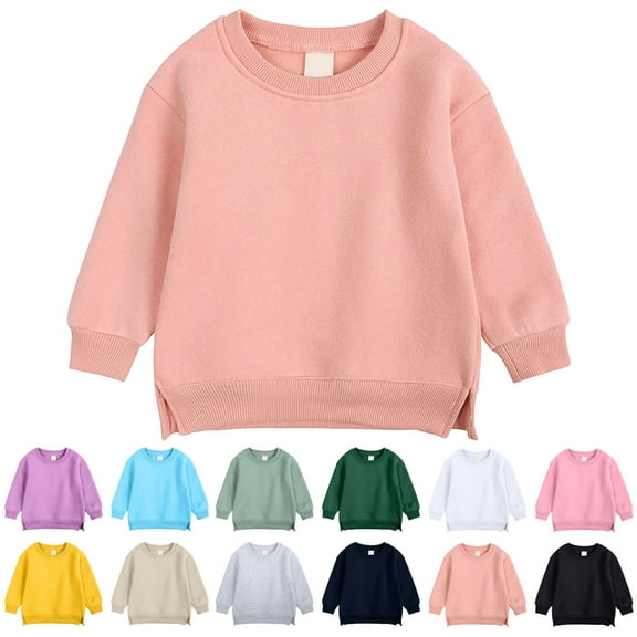 Plus Size Tops Long Sleeve Kids Girls T Shirts Casual Raglan Long Sleeve Tee Crewneck Color Block Cute Fall Blouses Tops 5-14 Years