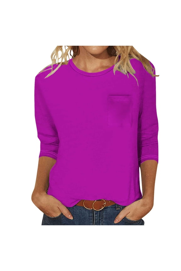 Plus Size Tops for Women Short Sleeves Round Neck Printed Regular Blouses