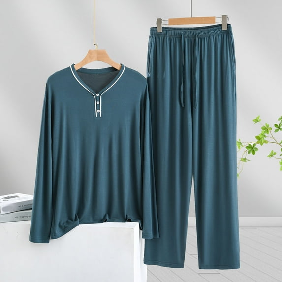 uublik Plus Size Travel Outfits for Women Long Sleeve Pullover Tops and Wide Leg Pants Lounge Set Green, XL