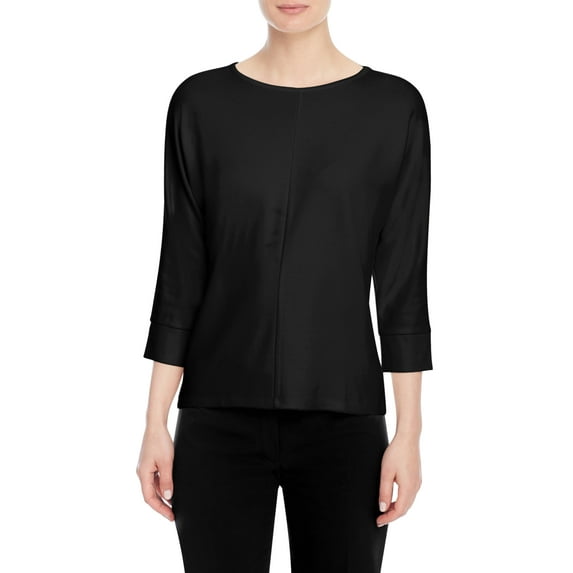 Plus Size Trendy Sultry Top Anne Black 2XS