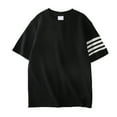 thumbnail image 1 of Plus Size Tshirts For Men Short Sleeve Round Neck Solid Loose T Shirt Top Spring Summer Tee Shirt Tops, 1 of 2