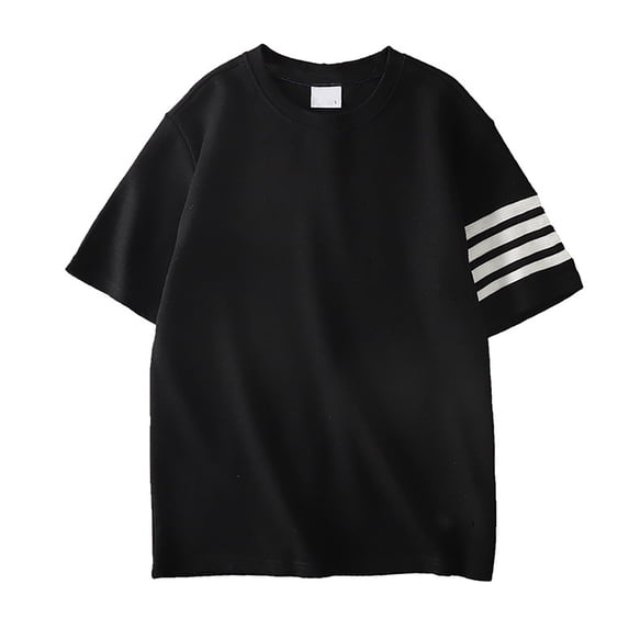 Plus Size Tshirts For Men Short Sleeve Round Neck Solid Loose T Shirt Top Spring Summer Tee Shirt Tops