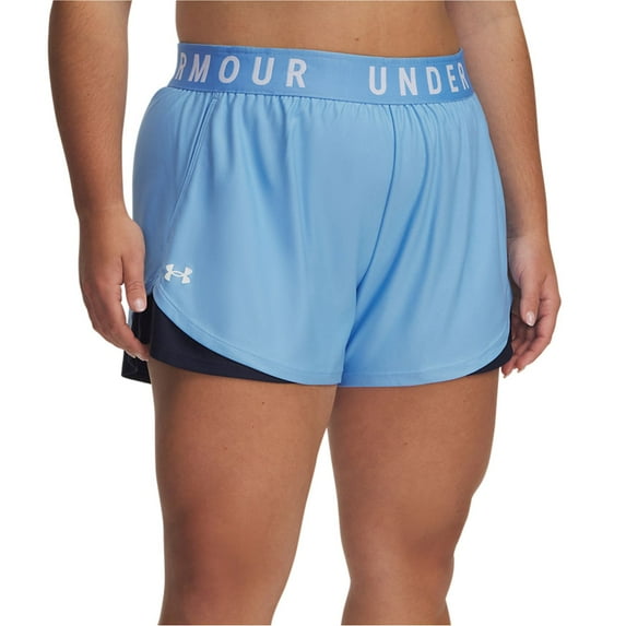 Plus Size Under Armour Play Up 3.0 Shorts Color: Horizon Blue Size: 3X