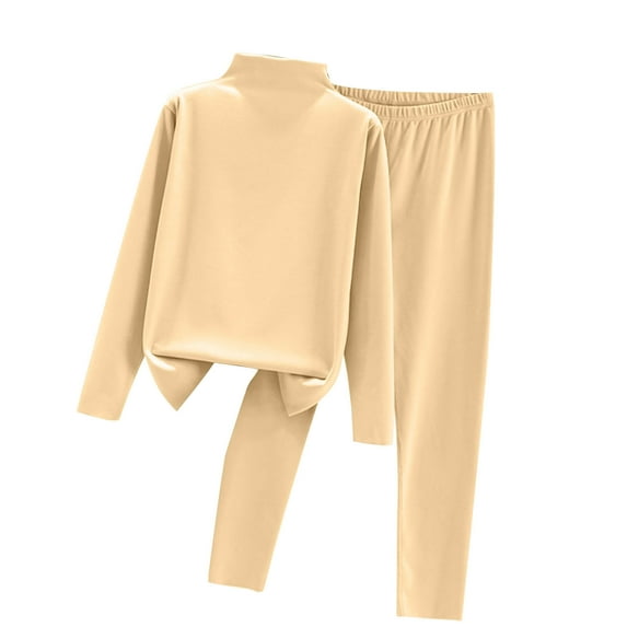 Plus Size Underwear for Women Velvet Thermal Underwear Womens Plus Size Thickened Casual Set Plus Size Clothes