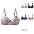 thumbnail image 1 of Plus Size Underwire Bra – Full Coverage Seamless T-Shirt Bra with Lace Trim, Ultra Soft Minimizer for Lift & Everyday Comfort, 1 of 5