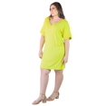 thumbnail image 1 of Plus Size V Neck Short Sleeve T Shirt Dress, 1 of 11
