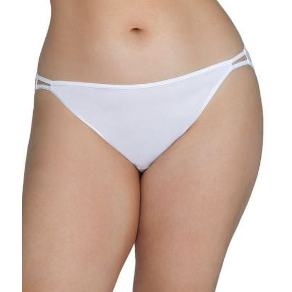 Plus Size Vanity Fair Lingerie® Illumination String Bikini 18810 Color: Star White Size: 9