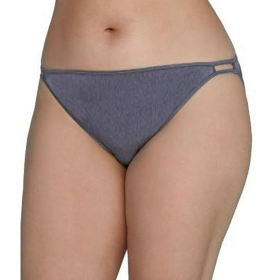 Plus Size Vanity Fair Lingerie® Illumination String Bikini 18810 Color: Steele Violet Size: 9