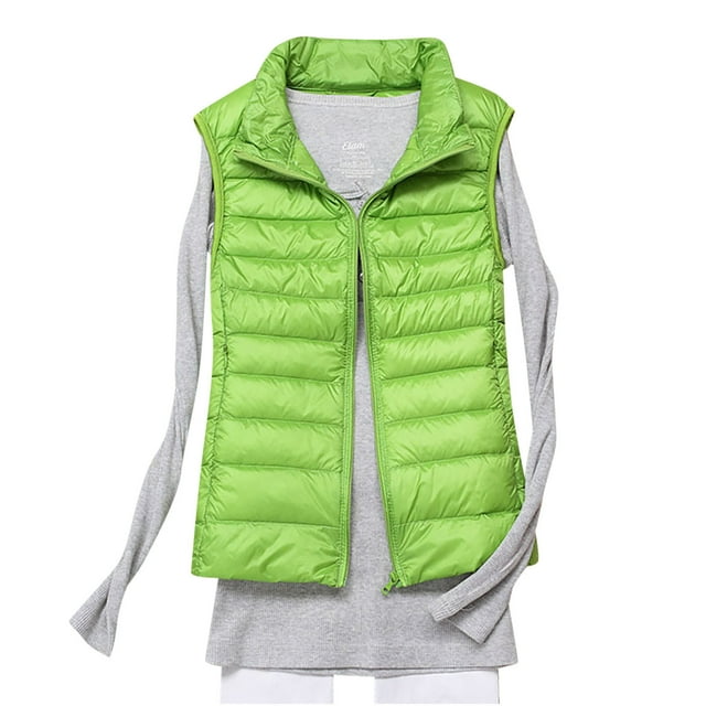 Plus Size Vest for Women Plus Size Winter Coat Lightweight Down Jacket ...