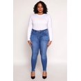 thumbnail image 1 of Womens Plus Size WAX Distressed Skinny Jeans, 1 of 4