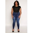 thumbnail image 1 of Womens Plus Size WAX Distressed Skinny Jeans, 1 of 4