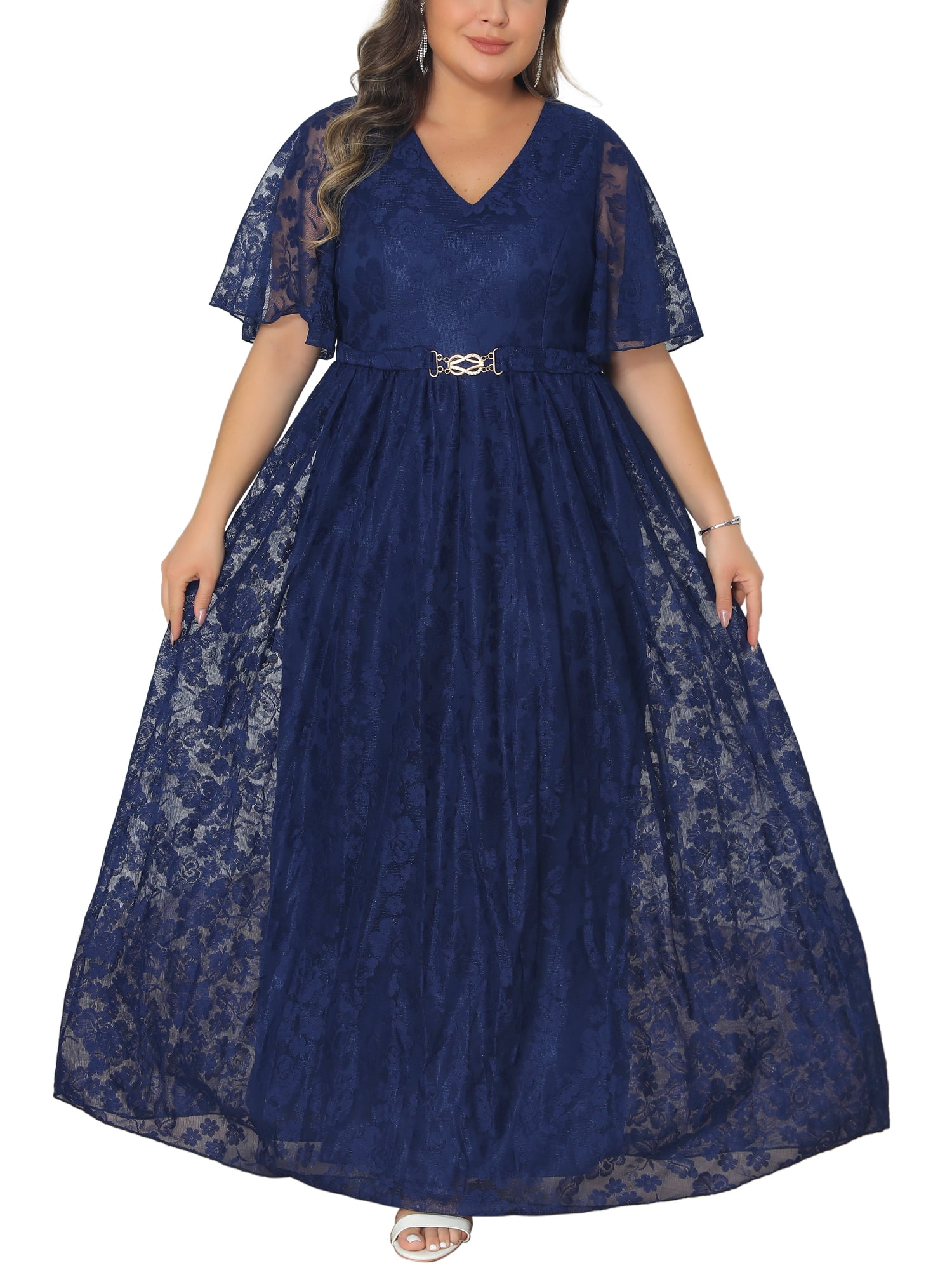 blue dress size 12 Rebdolls Women's Royal Blue Bodycon Maxi Dress main image 1